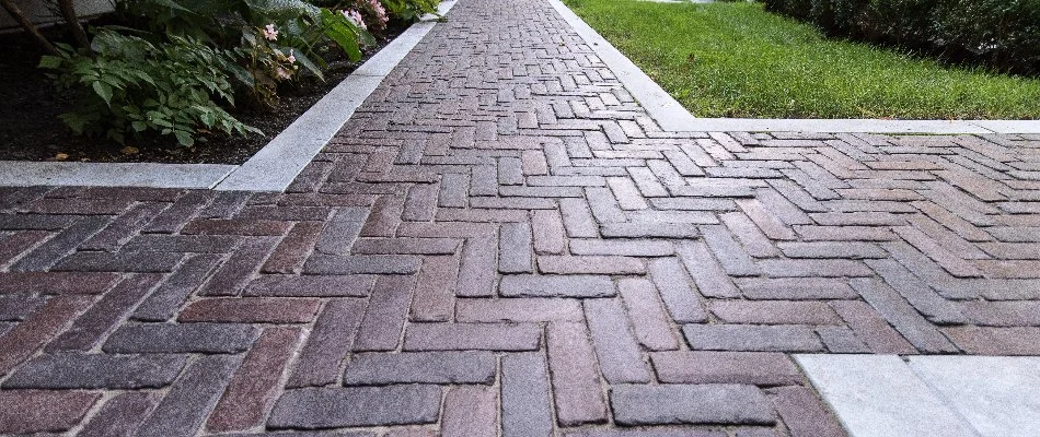 Paver walkway in Pequea, PA.